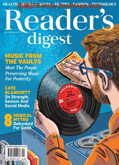 [英国版]Reader’s Digest 读者文摘PDF电子杂志 2021年9月刊